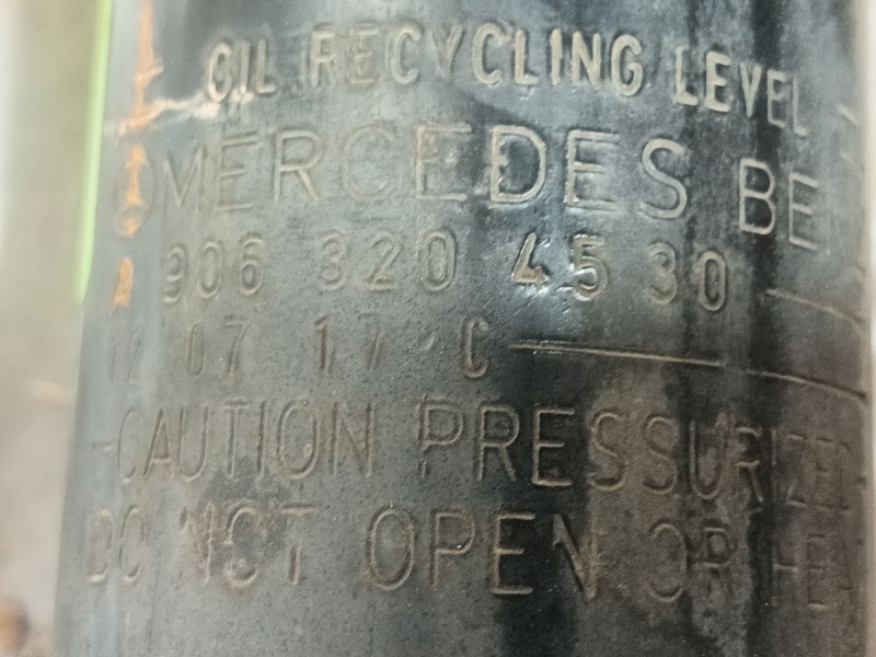 Recambio de amortiguador delantero derecho para mercedes-benz sprinter 3,5-t caja/chasis (b906) 313 cdi (906.131, 906.133, 906.1