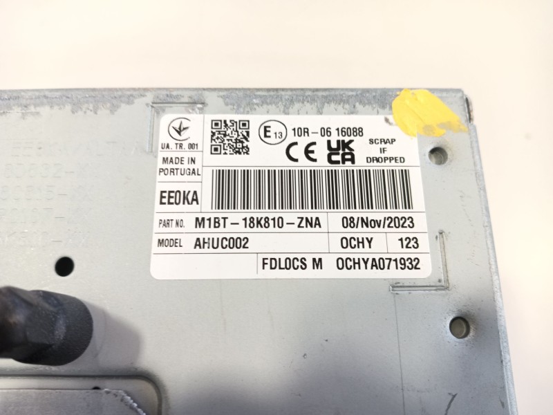 Recambio de sistema audio / radio cd para ford puma (j2k, cf7) 1.0 ecoboost referencia OEM IAM   