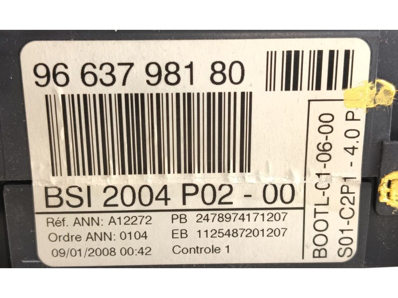 Recambio de bsi para peugeot 308 i (4a_, 4c_) 1.6 hdi referencia OEM IAM   