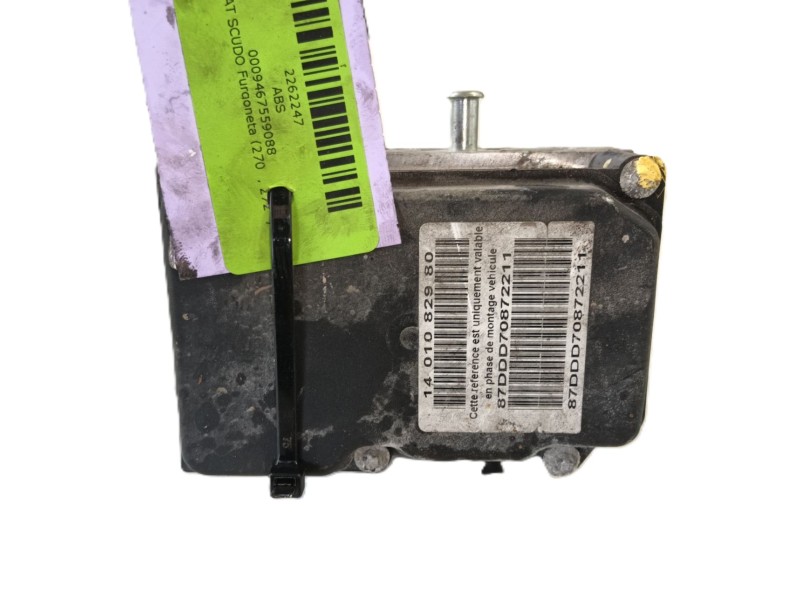 Recambio de abs para fiat scudo furgoneta (270_, 272_) 2.0 d multijet referencia OEM IAM 0009467559088  