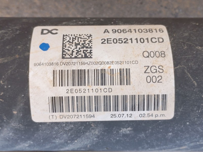 Recambio de transmision central para mercedes-benz sprinter 3,5-t caja/chasis (b906) 313 cdi (906.131, 906.133, 906.135, 906.231