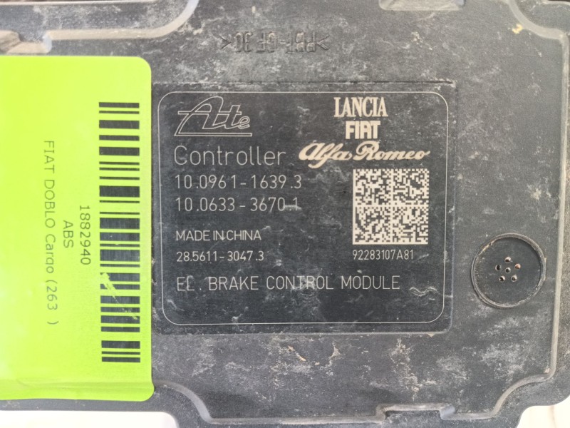 Recambio de abs para fiat doblo cargo (263_) 1.6 d multijet referencia OEM IAM   