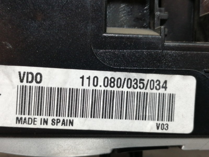 Recambio de cuadro instrumentos para seat alhambra (7v9) reference referencia OEM IAM 110080035034 110080035 88311245