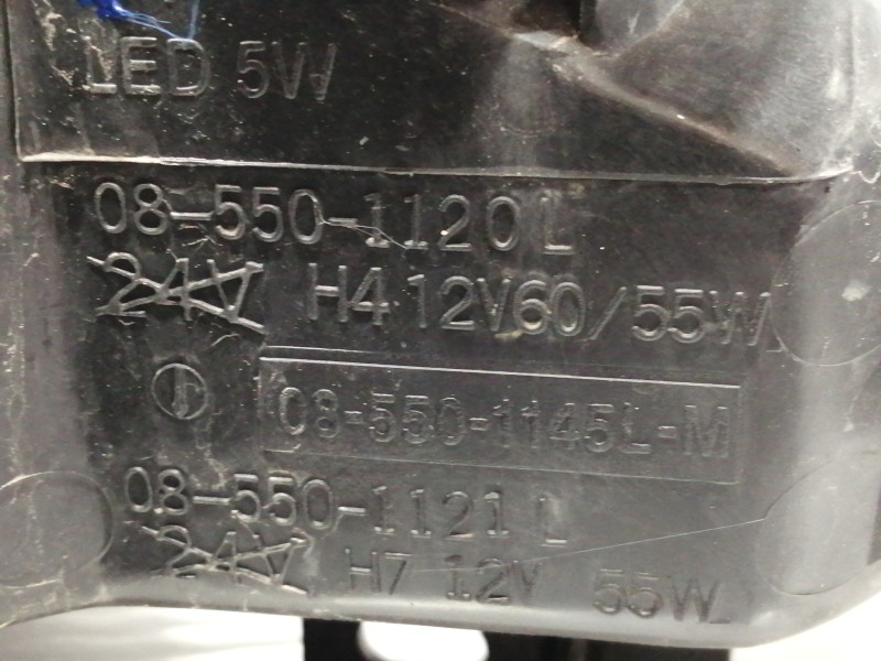 Recambio de faro izquierdo para peugeot 206 cc cc referencia OEM IAM 085501120L  