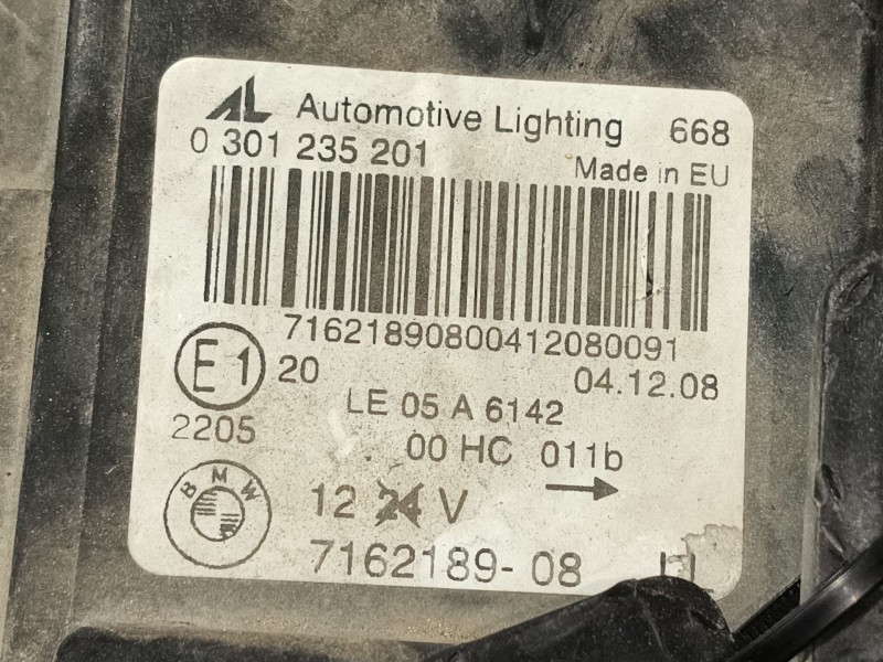 Recambio de faro izquierdo para bmw x3 (e83) xdrive 20 d referencia OEM IAM 63127162189 7162189 