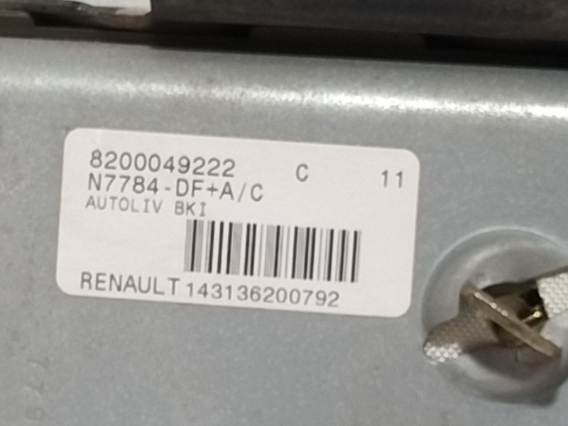 Recambio de airbag delantero derecho para renault megane i fase 2 classic (la..) 1.9 dti century referencia OEM IAM 8200049222  