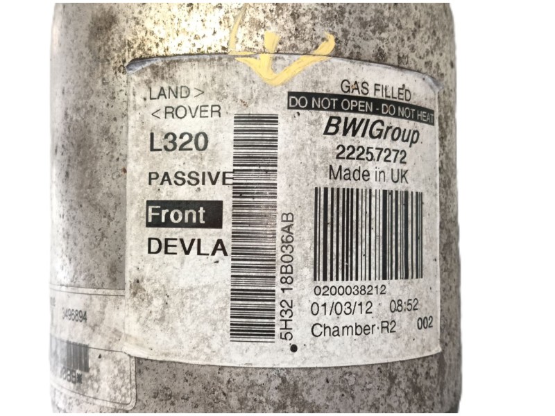 Recambio de amortiguador delantero derecho para land rover range rover sport i (l320) 3.0 d 4x4 referencia OEM IAM LR016426  