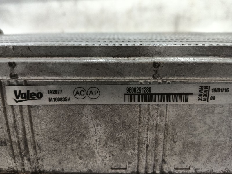 Recambio de intercooler para citroën c4 ii (nc_) 1.6 bluehdi 100 referencia OEM IAM 9800291280 M160835H 