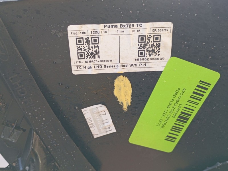 Recambio de apoyabrazos central para ford puma (j2k, cf7) 1.0 ecoboost referencia OEM IAM   