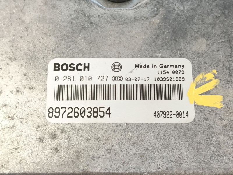 Recambio de centralita motor uce para isuzu npr77l 3.0d referencia OEM IAM   