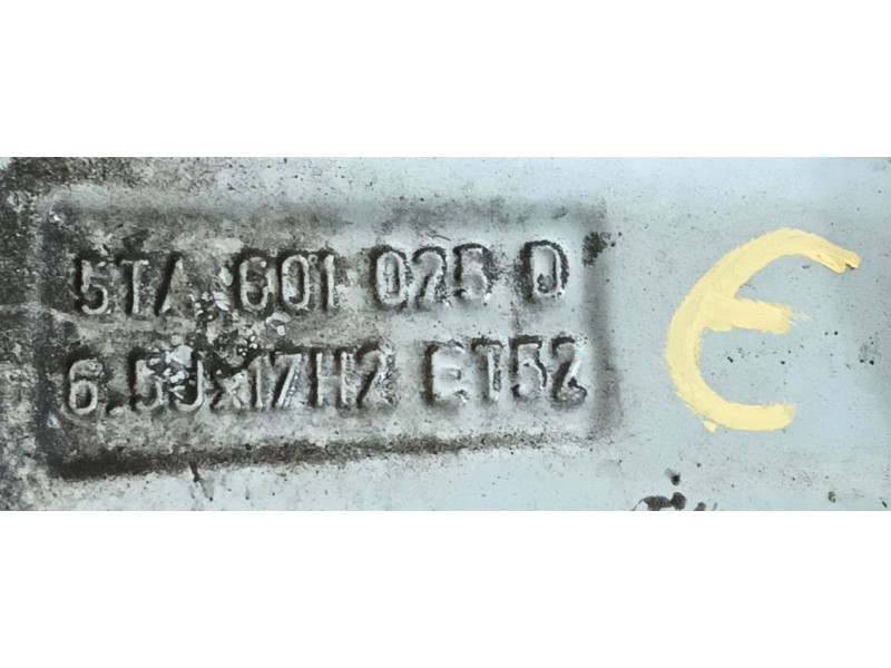 Recambio de llanta para volkswagen touran (5t1) 1.5 tsi referencia OEM IAM   