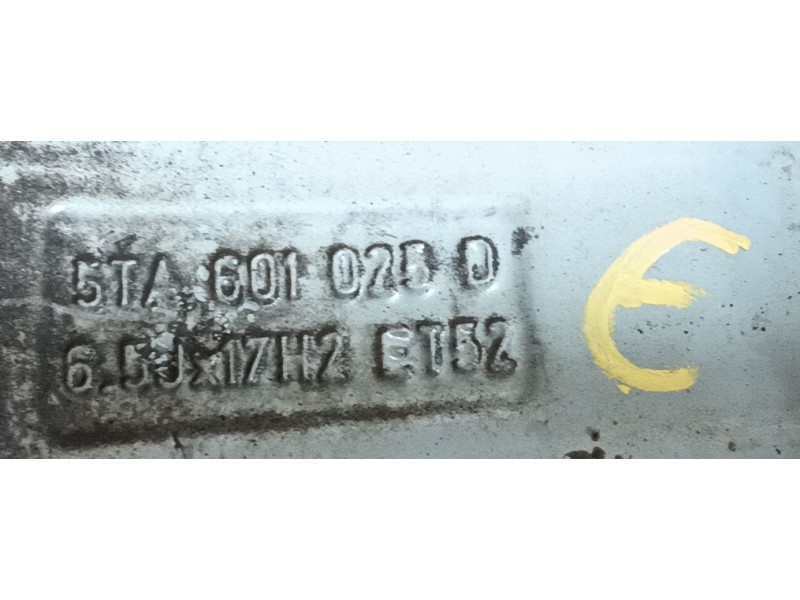 Recambio de llanta para volkswagen touran (5t1) 1.5 tsi referencia OEM IAM   