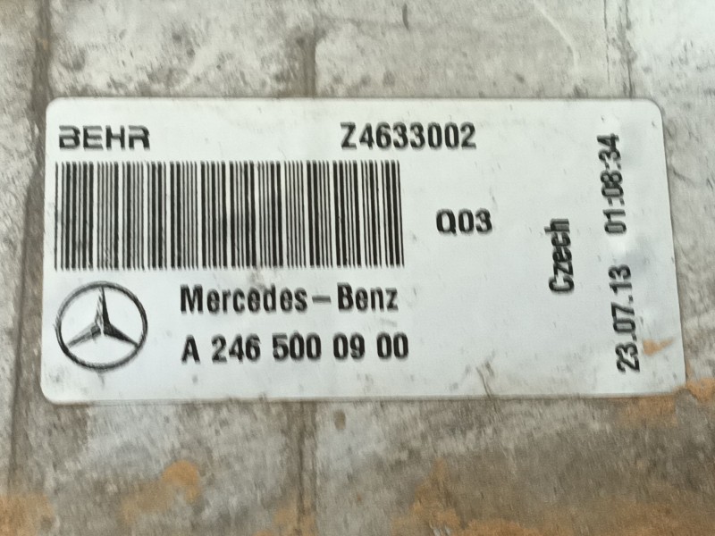 Recambio de intercooler para mercedes-benz cla coupé (c117) cla 220 cdi / d (117.303) referencia OEM IAM 2465000900  
