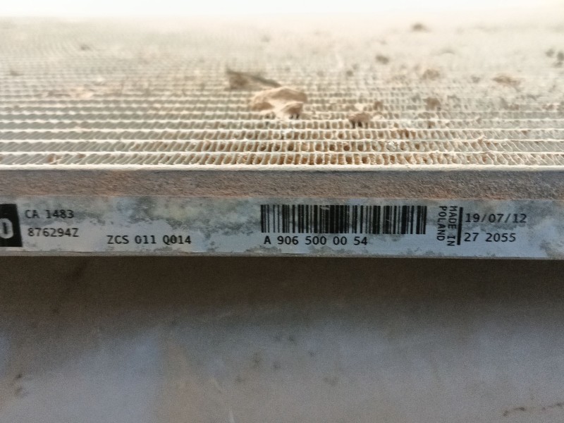 Recambio de condensador / radiador aire acondicionado para mercedes-benz sprinter 3,5-t caja/chasis (b906) 313 cdi (906.131, 906