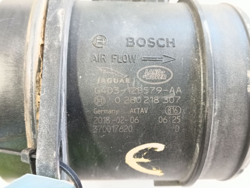 Recambio de caudalimetro para jaguar e-pace (x540) 2.0 d180 awd referencia OEM IAM   