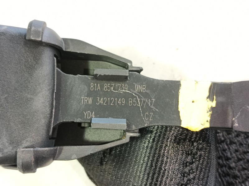 Recambio de enganche cinturon trasero izquierdo para audi q2 (gab, gag) 1.6 tdi referencia OEM IAM   