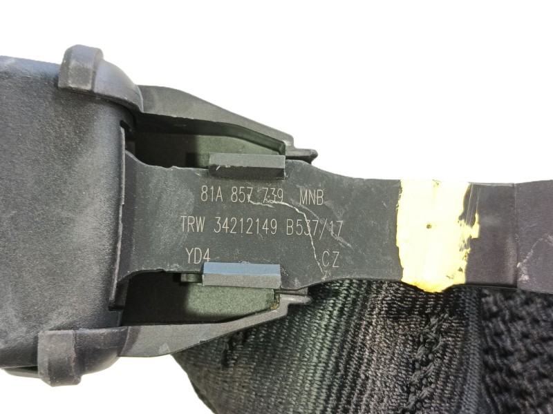 Recambio de enganche cinturon trasero izquierdo para audi q2 (gab, gag) 1.6 tdi referencia OEM IAM   