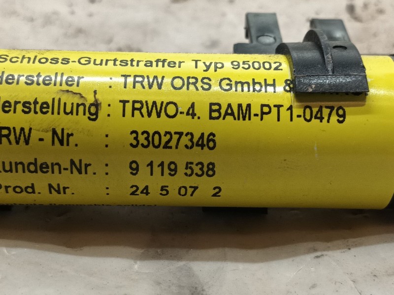 Recambio de enganche cinturon delantero derecho para bmw x3 (e83) 2.0 d referencia OEM IAM 33027346  