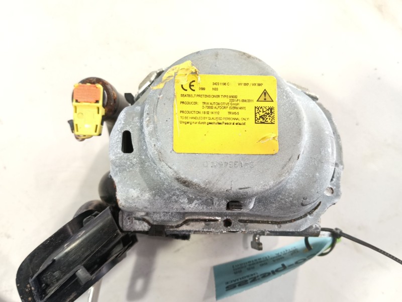 Recambio de cinturon seguridad trasero izquierdo para jaguar e-pace (x540) 2.0 d180 awd referencia OEM IAM   