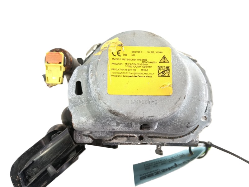 Recambio de cinturon seguridad trasero izquierdo para jaguar e-pace (x540) 2.0 d180 awd referencia OEM IAM   