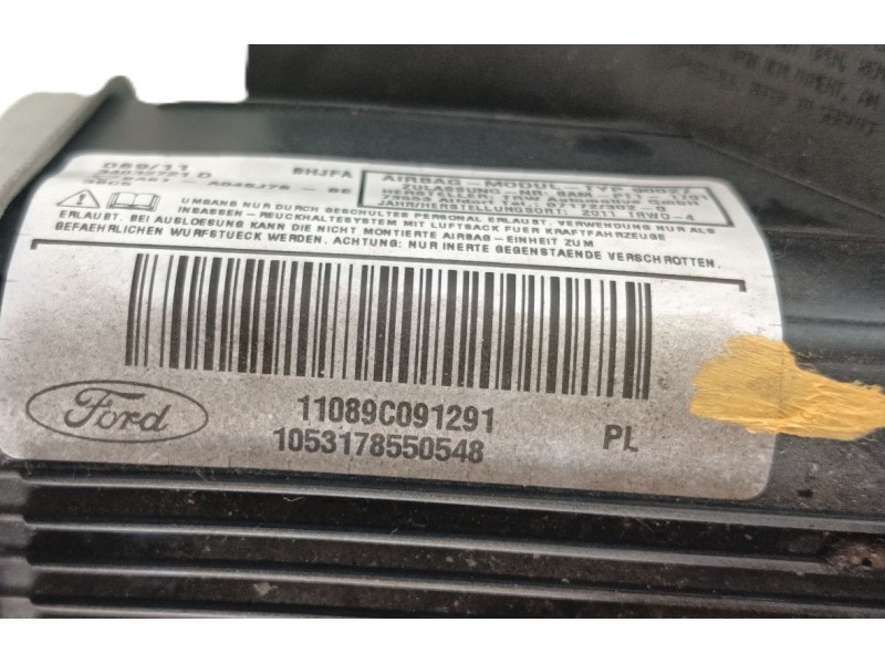 Recambio de airbag delantero izquierdo para ford fiesta vi (cb1, ccn) 1.6 tdci referencia OEM IAM 2016580  