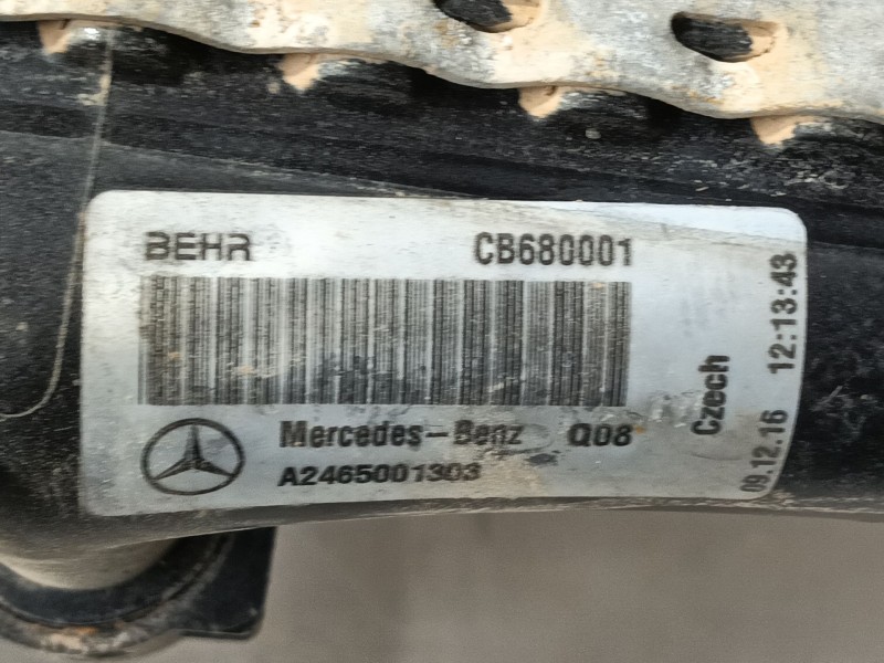 Recambio de radiador agua para mercedes-benz clase a (w176) a 200 cdi / d (176.008) referencia OEM IAM 0995005103 / 2465001303  