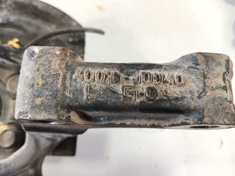 Recambio de mangueta delantera izquierda para nissan qashqai i (j10, nj10) 1.6 referencia OEM IAM 40015JD000  