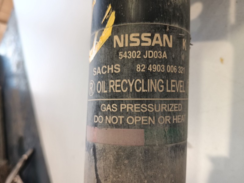 Recambio de amortiguador delantero derecho para nissan qashqai i (j10, nj10) 1.6 referencia OEM IAM E4302JD04A  