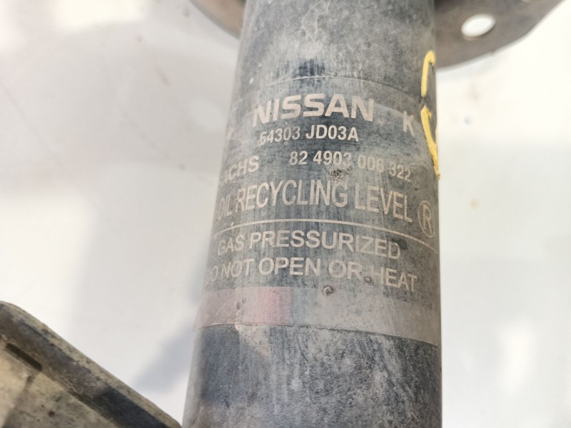Recambio de amortiguador delantero izquierdo para nissan qashqai i (j10, nj10) 1.6 referencia OEM IAM E4303JD04A  