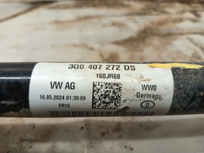 Recambio de transmision delantera derecha para cupra formentor (km7, kmp) 1.5 tsi referencia OEM IAM   