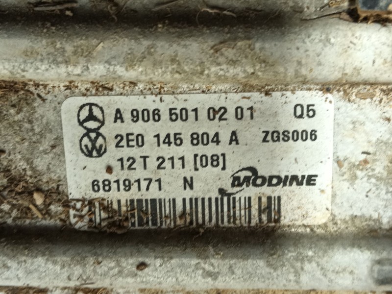 Recambio de intercooler para mercedes-benz sprinter 3,5-t caja/chasis (b906) 313 cdi (906.131, 906.133, 906.135, 906.231, 906.23