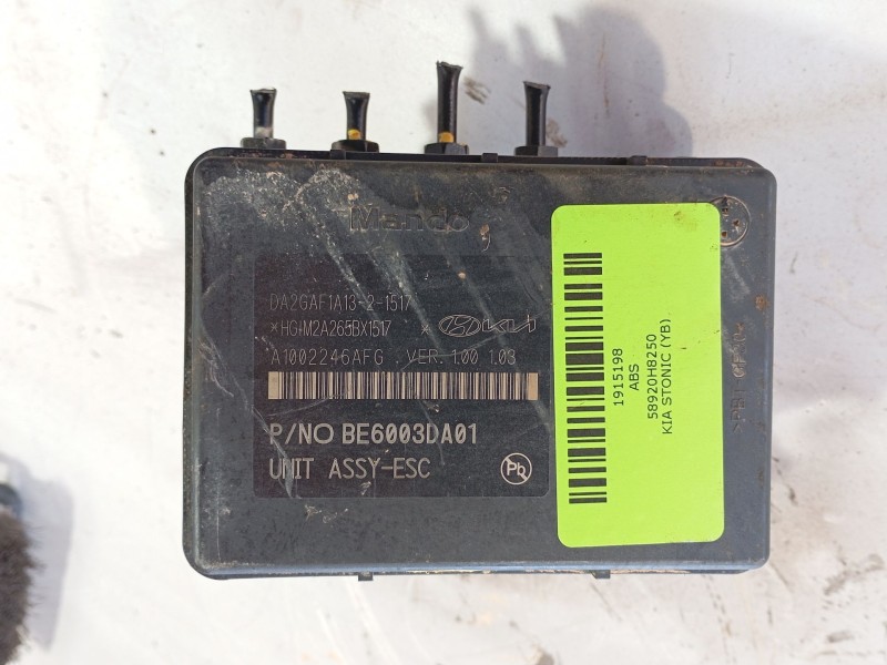 Recambio de abs para kia stonic (yb) 1.2 cvvt referencia OEM IAM 58920H8250  