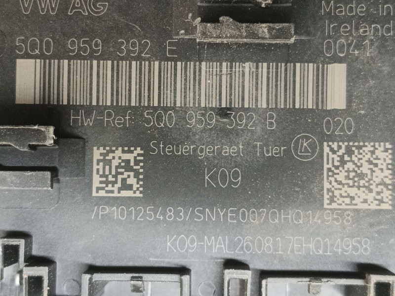 Recambio de modulo electronico para audi q2 (gab, gag) 1.6 tdi referencia OEM IAM   