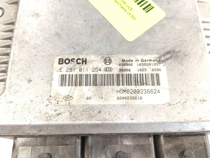 Recambio de centralita motor uce para opel movano a caja/chasis (x70) 2.5 dti (ed, hd, ud0, ud4) referencia OEM IAM   