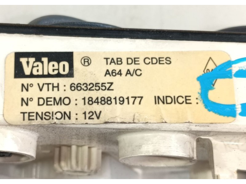 Recambio de mando calefaccion / aire acondicionado para opel movano a caja/chasis (x70) 2.5 dti (ed, hd, ud0, ud4) referencia OE
