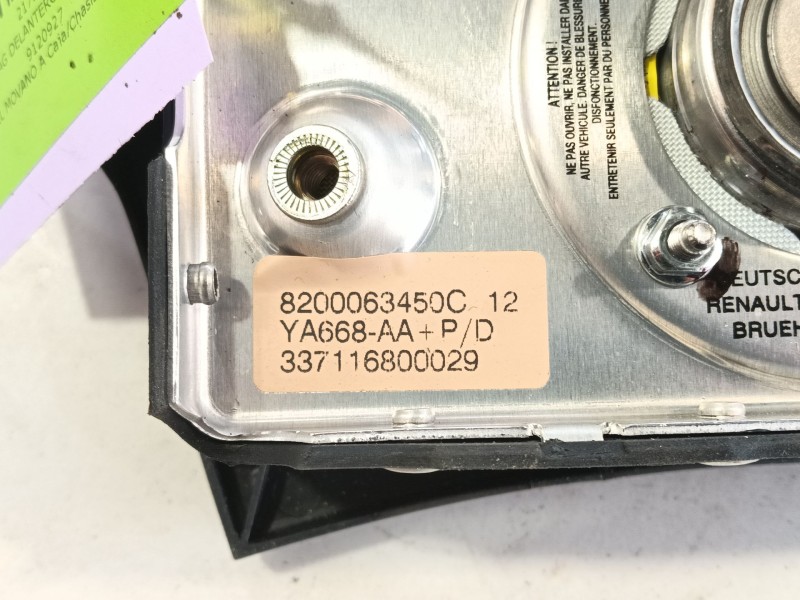 Recambio de airbag delantero izquierdo para opel movano a caja/chasis (x70) 2.5 dti (ed, hd, ud0, ud4) referencia OEM IAM 912092