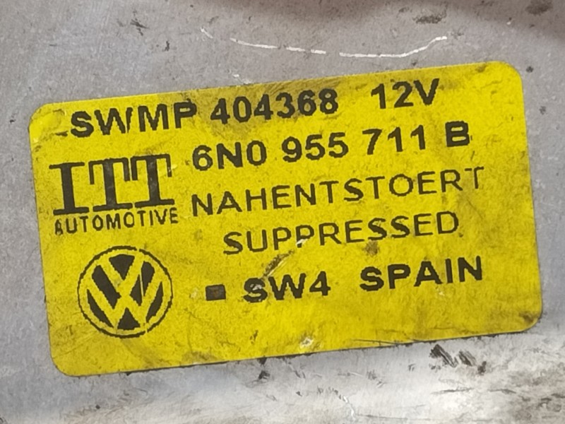 Recambio de motor limpia trasero para volkswagen polo berlina (6n1) 1.9 diesel referencia OEM IAM 6N0955713B  