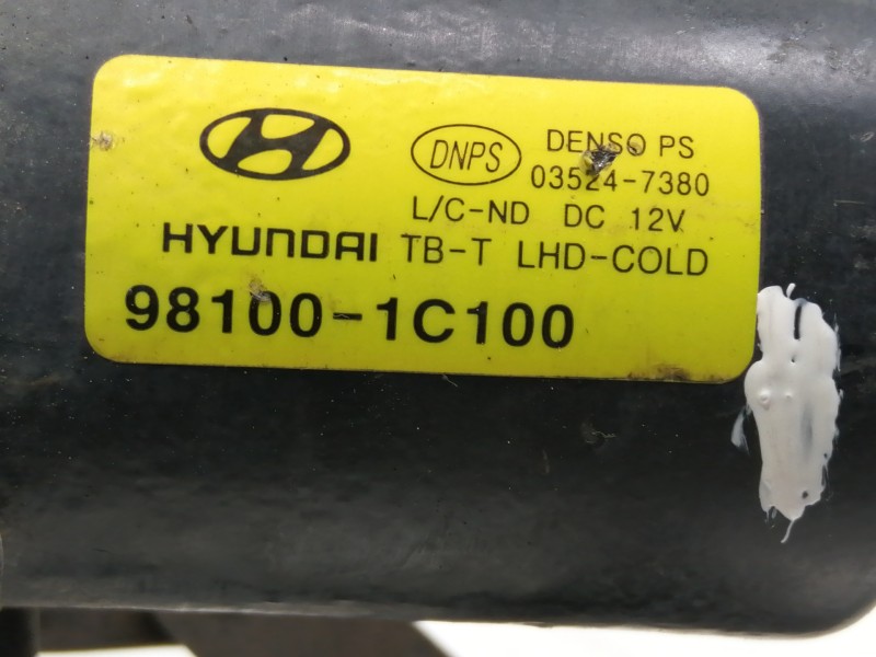 Recambio de motor limpia delantero para hyundai getz (tb) 1.6 gls referencia OEM IAM 981001C100  