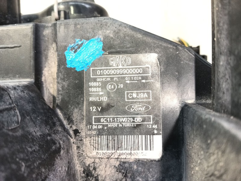 Recambio de faro derecho para ford transit furgoneta (fa_ _) 2.2 tdci referencia OEM IAM 1537773  