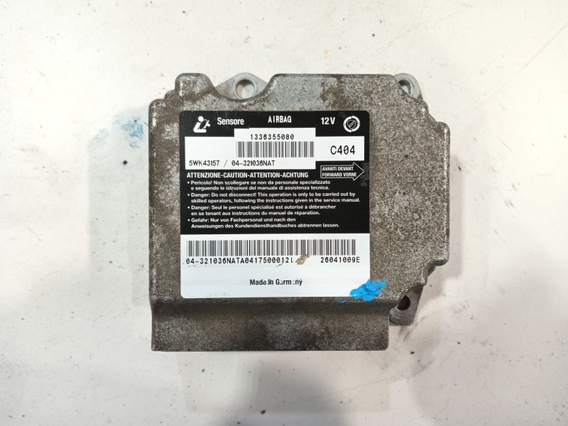 Recambio de centralita airbag para fiat ducato caja/chasis (244_) 2.8 jtd referencia OEM IAM   