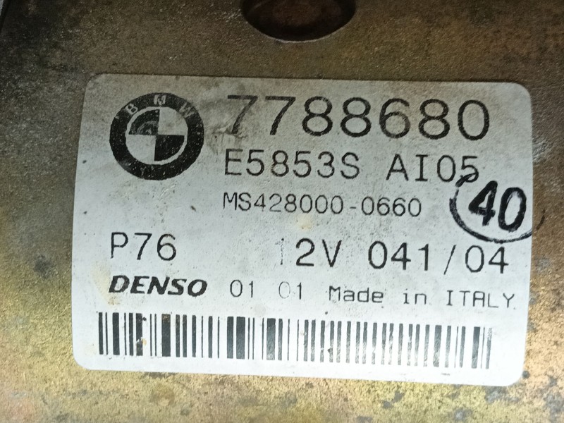 Recambio de motor arranque para bmw 7 (e65, e66, e67) 730 d referencia OEM IAM 12412344232  