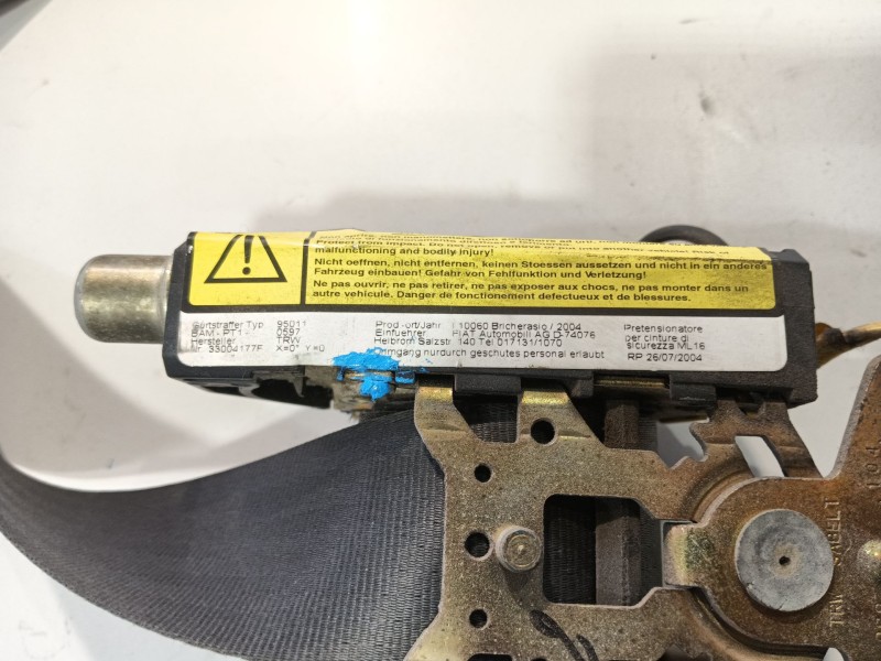 Recambio de cinturon seguridad delantero izquierdo para fiat ducato caja/chasis (244_) 2.8 jtd referencia OEM IAM 0000735332353 