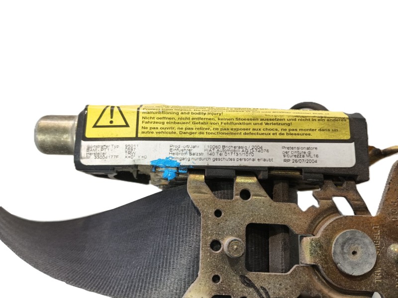 Recambio de cinturon seguridad delantero izquierdo para fiat ducato caja/chasis (244_) 2.8 jtd referencia OEM IAM 0000735332353 