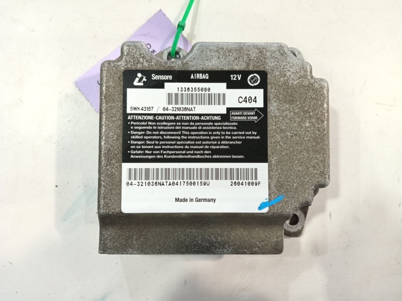 Recambio de centralita airbag para fiat ducato caja/chasis (244_) 2.8 jtd referencia OEM IAM   