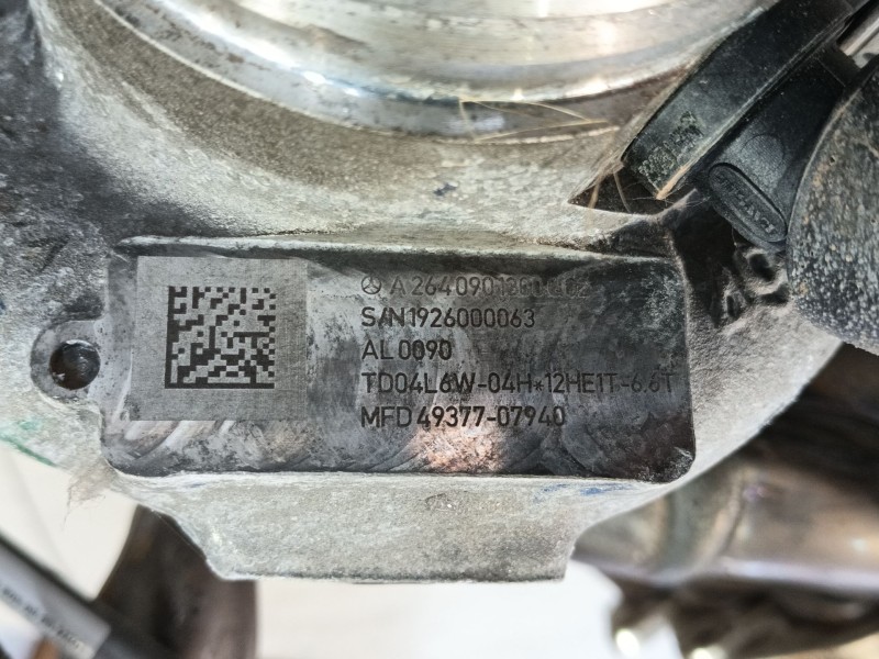 Recambio de turbocompresor para mercedes-benz glc (x253) 200 eq boost 4-matic (253.981) referencia OEM IAM 6540907401  