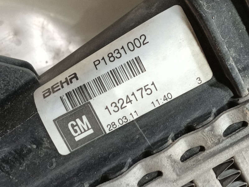 Recambio de radiador agua para opel insignia a sedán (g09) 2.0 cdti (69) referencia OEM IAM 0 / 13241725  