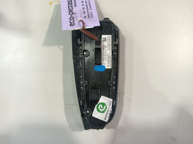 Recambio de mando elevalunas delantero izquierdo para mercedes-benz glc (x253) 200 eq boost 4-matic (253.981) referencia OEM IAM