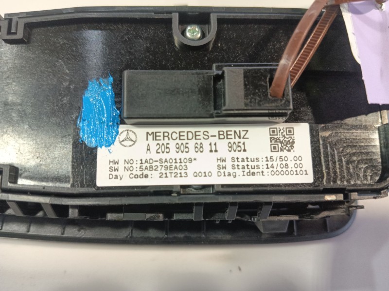 Recambio de mando elevalunas delantero izquierdo para mercedes-benz glc (x253) 200 eq boost 4-matic (253.981) referencia OEM IAM
