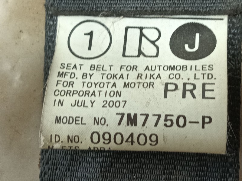 Recambio de cinturon seguridad delantero derecho para lexus is ii (_e2_) 220d (ale20) referencia OEM IAM   