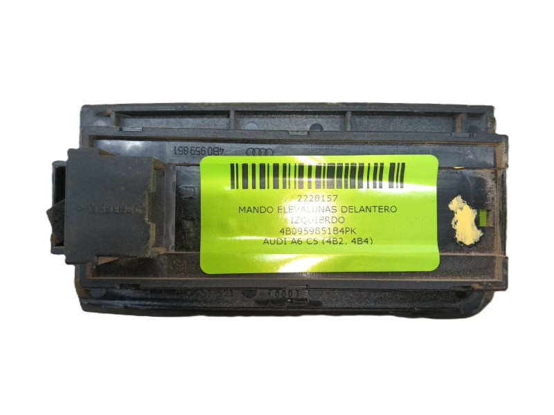 Recambio de mando elevalunas delantero izquierdo para audi a6 c5 (4b2, 4b4) 2.4 referencia OEM IAM 4B0959851B4PK  